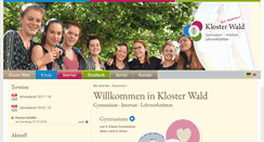 Desktop Screenshot of heimschule-kloster-wald.de
